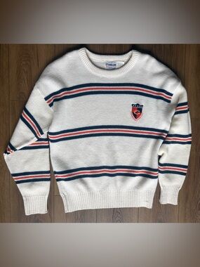 Vintage 80's Pro Line Cliff Engle Chicago Bears Wool Knit Sz Small Made In USA‎
